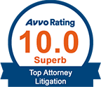 Avvo Top Attorney in Litigation award