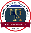 National Board of Trial Advocacy Civil Trial Law logo