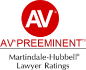 Marindale-Hubbell Lawyer Ratings AV Preeminent Award